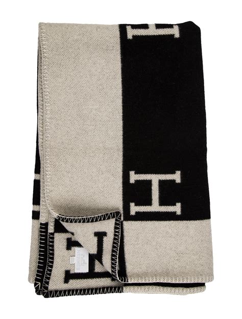 avalon pillow hermes|hermes black and white blanket.